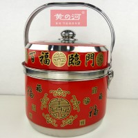 9L不锈钢免火再煮锅 节能免火蒸锅