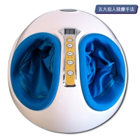 气压美足宝足疗机 足底滚轮按摩器 脚底揉捏加热电动足疗机